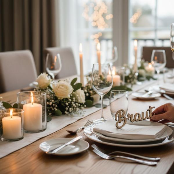 Platzkarten, Namensschilder, Namensschild aus Holz Hochzeit personalisiert Tischkarte mit Name